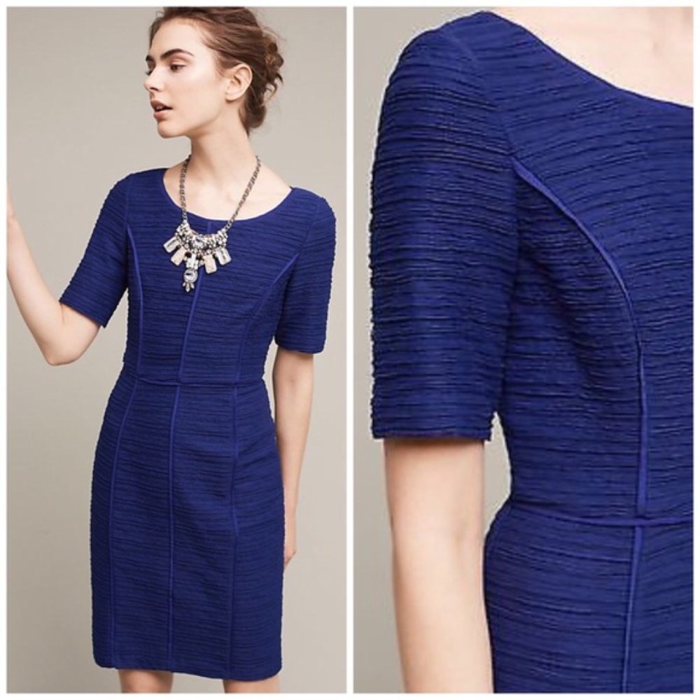 Anthro Maeve Caspian sheath dress